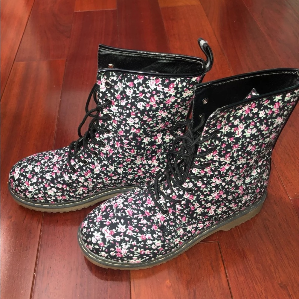 Floral Boots
